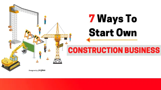 How to start a construction business in India.