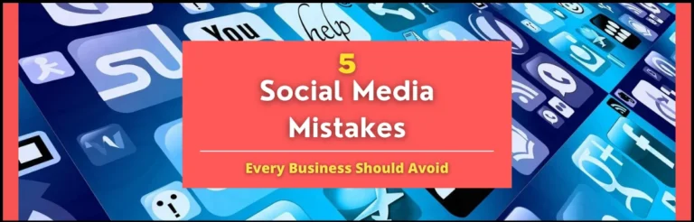 Social media marketing mistakes